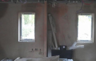 plastering